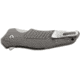 CRKT Outrage by Ken Onion Folding Knife,3.19in Satin Drop Point Plain Blade,Aluminum Handle K320GXP