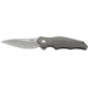 CRKT Outrage by Ken Onion Folding Knife,3.19in Satin Drop Point Plain Blade,Aluminum Handle K320GXP