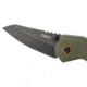 CRKT Overland Folding Knife, 3in, 8Cr13MoV, Drop Point Blade, OD Green Micarta Handle, 6280