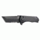 CRKT Ruger Knives 2-STAGE Tanto Blade FRAME LOCK WITH BLADE FLIPPER-BLACK Blade Length 4 in, Black R2102K