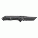 CRKT Ruger Knives 2-STAGE Tanto Blade FRAME LOCK WITH BLADE FLIPPER-BLACK Blade Length 4 in, Black R2102K