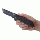 CRKT Ruger Knives 2-STAGE Tanto Blade FRAME LOCK WITH BLADE FLIPPER-BLACK Blade Length 4 in, Black R2102K