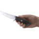 CRKT Ruger Knives by CRKT ACCURATE in Rising Point FULL TANG FIXED BLADE Blade Length 4.4 in, Black R2202