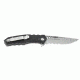 CRKT Ruger Knives FOLLOW-THROUGH Drop Point Blade COMPACT LOCKING LINER WITH BLADE FLIPPER Blade Length 3.25 in, Black and Gray R1704
