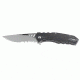 CRKT Ruger Knives FOLLOW-THROUGH Drop Point Blade COMPACT LOCKING LINER WITH BLADE FLIPPER Blade Length 3.25 in, Black and Gray R1704