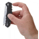 CRKT Ruger Knives FOLLOW-THROUGH Drop Point Blade COMPACT LOCKING LINER WITH BLADE FLIPPER Blade Length 3.25 in, Black and Gray R1704