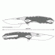 CRKT Ruger Knives FOLLOW-THROUGH Drop Point Blade COMPACT LOCKING LINER WITH BLADE FLIPPER Blade Length 3.25 in, Black and Gray R1704