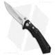 CRKT Tighe Tac Two Automatic Folding Knife, 3.38in, 8Cr13MoV Stainless Steel, Clip Point Blade, GRN Black Handle, Steel/Black, 7.94in, BHQ-71815