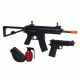 Crosman Commando Kit w/Stinger R39 Spring Airsoft Rifle,R36 Pistol,6mm cal,500 Round Ammo 257326