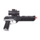 Crosman Ghost Mayhem Airsoft Gun, Grey/Black, GFM39PG