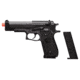 Crosman Recon Spring Powered Combat Airsoft Pistol, Black, GFRAP22B