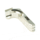 Cross Armory Extended Magazine Catch for Glock Frames Generation 1-3, Aluminum, Anodized, Silver, Small, crGMCsv