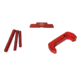 Cross Armory Glock 3-Piece Kit, 3 Pin Set, Extended Mag Catch, Extended Slide Lock, Gen 5, Red, CRG5OKRD