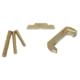 Cross Armory Glock 3-Piece Kit, 3 Pin Set, Extended Mag Catch, Extended Slide Lock, Gen 5, Black, Small, CRG5OKSV