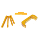 Cross Armory Glock 3-Piece Kit, 4 Pin Set, Extended Mag Catch, Extended Slide Lock, Gen 4, Gold, Small, CRG4OKGD