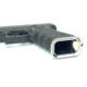 Cross Armory Glock Flared Magwell, Gen 1-3, Silver, CRGFMWSV