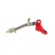 Cross Armory Glock Gen 1-3 Enhanced Flat Faced Trigger w/Bar, 9mm, Aluminum, Red/Black, Small, crGTb-rd-bk