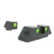 Cross Armory Glow-In-The-Dark Pistol Sights, Black, Standard, crGSs-bk