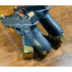 Cross Armory Glow-In-The-Dark Pistol Sights, Gold, Tall, crGSt-gd