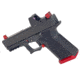 Cross Armory Glow-In-The-Dark Pistol Sights, Red, Tall, crGSt-rd