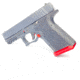 Cross Armory P80 Flared Magwell, Red, CRP80FMWRD