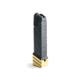 Cross Armory Weighted Base Plate +0 Magazine Extension, Glock Gen 1-5 19/23/32, Gold, crG+0ME-g19gd