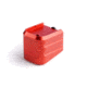 Cross Armory Weighted Base Plate +0 Magazine Extension, Glock Gen 1-5 19/23/32, Red, crG+0ME-g19rd