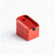 Cross Armory Weighted Base Plate Glock Gen 1-5 19/23/32 +0 Magazine Extension, Red, Small, crG+0ME-g19rd-0RD