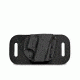 CrossBreed Holsters Snapslide OWB Holster for Kimber Micro 380, Right Hand, Black Cowhide, SSH-R-1802-X-CB
