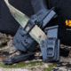 Crucial Concealment Universal Light Kydex IWB Holster, Universal, Ambidextrous, TLR-7 A/X/HL-X, Black, 1531