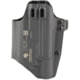 Crucial Concealment Universal Light Kydex IWB Holster, Universal, Ambidextrous, Black, 1401