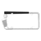 Cruiser Accessories Golf Club License Plate Frame Chrome/Painted, 19509