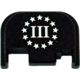 Cruxord Back Plate Flag Fits Most Glocks Gen 1-4