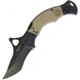 CSSD/SC Bram Frank Design MySo Mini Comp Lock Folding Knife, 2.63in Black 8Cr13Mov SS Blade, Black/Tan G10, MYSO MINI BLACK/TAN