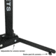 Challenge Targets Portable Texas Star Target - Round Plates, Black CT-PORTA-STAR-R6