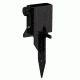 CTS Targets 2x4 Spike Base, Black, 5.25in L x 5.5in W x 12.75H, NSN N CTS-SBS-030