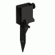 CTS Targets 2x4 Spike Base, Black, 5.25in L x 5.5in W x 12.75H, NSN N CTS-SBS-030