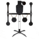 CTS Targets Hostage Mod X Kit w/ Spinners &amp; 8in Gongs, Black, Large, NSN N CTS-HTMX8K-63