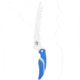 Cuda 9in Titanium Bonded Offset Serrated Knive, Titanium Bonded Blade, Non-Slip Cuda Scale Pattern Grip, 18844