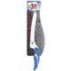 Cuda 9in Titanium Bonded Offset Serrated Knive, Titanium Bonded Blade, Non-Slip Cuda Scale Pattern Grip, 18844