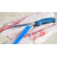 Cuda AquaTuff Fillet Knife with Blade Cover, Blue, 6in, 23045