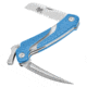 Cuda Knives Cuda Marlin Spike Folder Folding Knife,3in,German 4116 Steel,Partially Serrated,Blue,Synthetic Handle, 18092