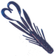 Culprit Incredi-Craw, 4 in, 6 Pack, June Bug Red, IC406-297
