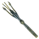 Culprit Shakin 4.5 in Neko Craw, Green Pumpkin Blue Flake, NC412-70
