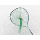 Cumings O Ct. Handle Promotional Boat Net, 24in O Ct. Handle, Pear Shaped Net, 28in Deep, 18in X 21in, IL-31-P-24