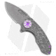 Curtiss Knives F3 Compact Folding Knife, 2.50in, CPM MagnaCut, Drop Point Blade, Titanium, Gray Handle, FJ Milled Ti/Pink, Gray/Gray, 6.25 inch, BHQ-178856