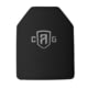 Custom Armor Group 4s17 NIJ 0101.06 Level IV Stand Alone Multi Curve Armor Plate, 7.25in x 11.5in, 4s17-SAPI-XS