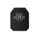 Custom Armor Group 4sas7 Level IV Stand Alone Armor Plate, Shooters Cut, 8in x 10in, 4sas7-SC-8X10