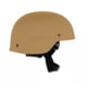 Custom Armor Group 501 Standard Cut Fully Loaded Level IIIA Advanced Combat Helmet, Coyote Tan, Small, CAG-501-SC-FL-SM-CT