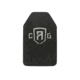 Custom Armor Group AR500 Rhino Coated Level III Stand Alone Steel Armor Plate, 7.25in x 11.5in, AR500-SAPI-XS